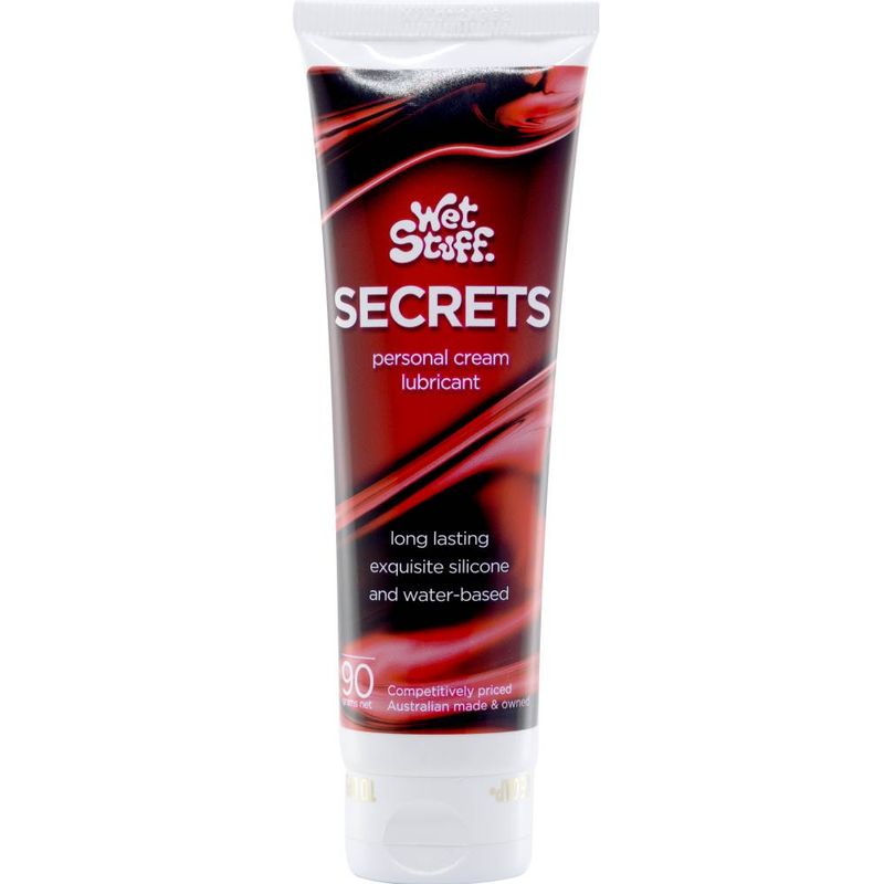 Wet Stuff Secrets – Silicone-Based Lotion Lubricant for Condom Use > Lube > Hybrid - Tophatter Daily Deals