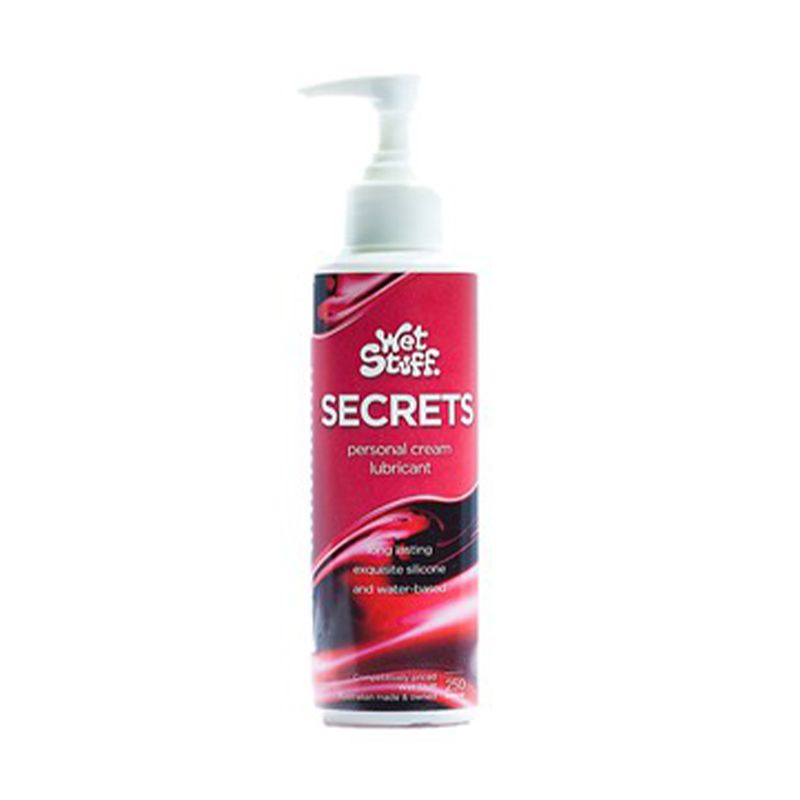 Wet Stuff Secrets – Silicone-Based Lotion Lubricant for Condom Use > Lube > Hybrid - Tophatter Daily Deals