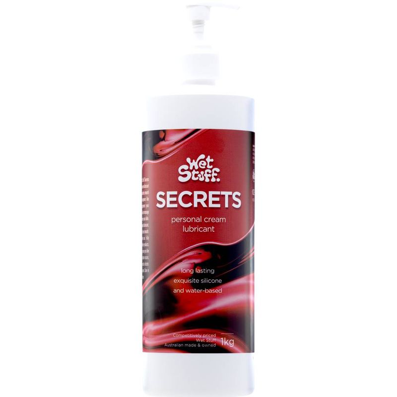 Wet Stuff Secrets – Silicone-Based Lotion Lubricant for Condom Use > Lube > Hybrid - Tophatter Daily Deals