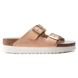 Birkenstock Women's Papillio Arizona Platform Natural Leather Sandals Footwear - Tophatter Daily Deals