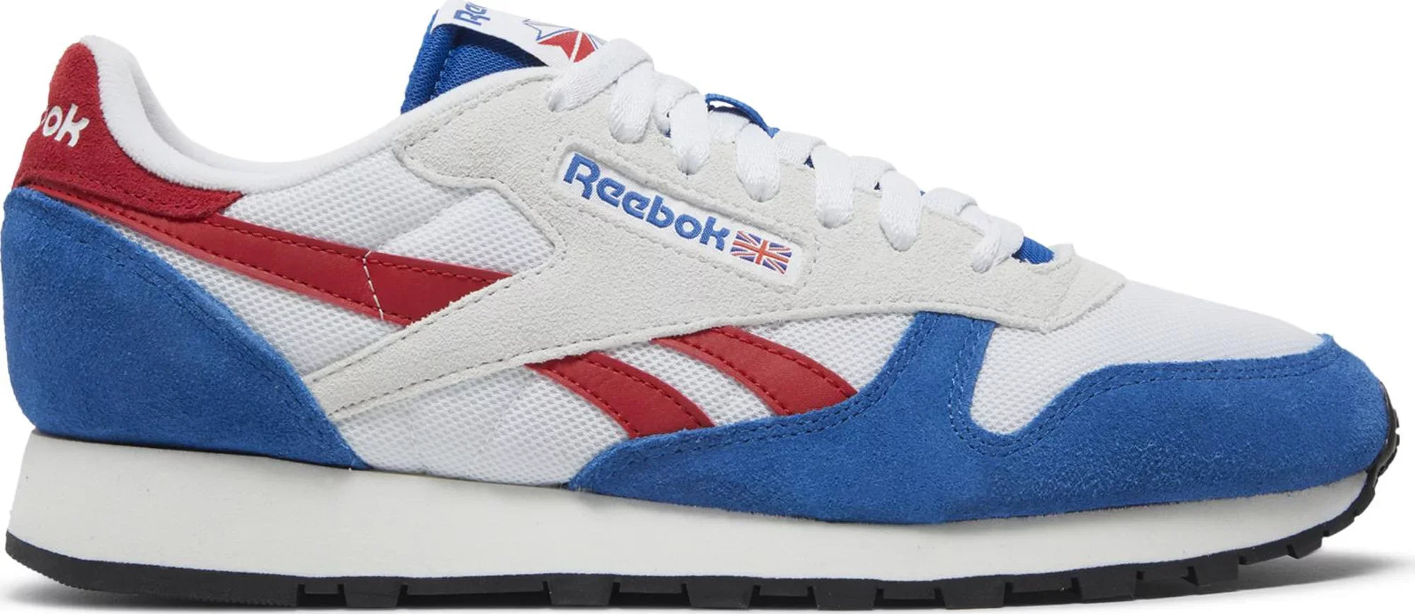 Reebok Men's Classic Leather Shoes - Vecblu/Ftwwht/Vecred Vecblu Ftwwht Vecred Footwear - Tophatter Daily Deals