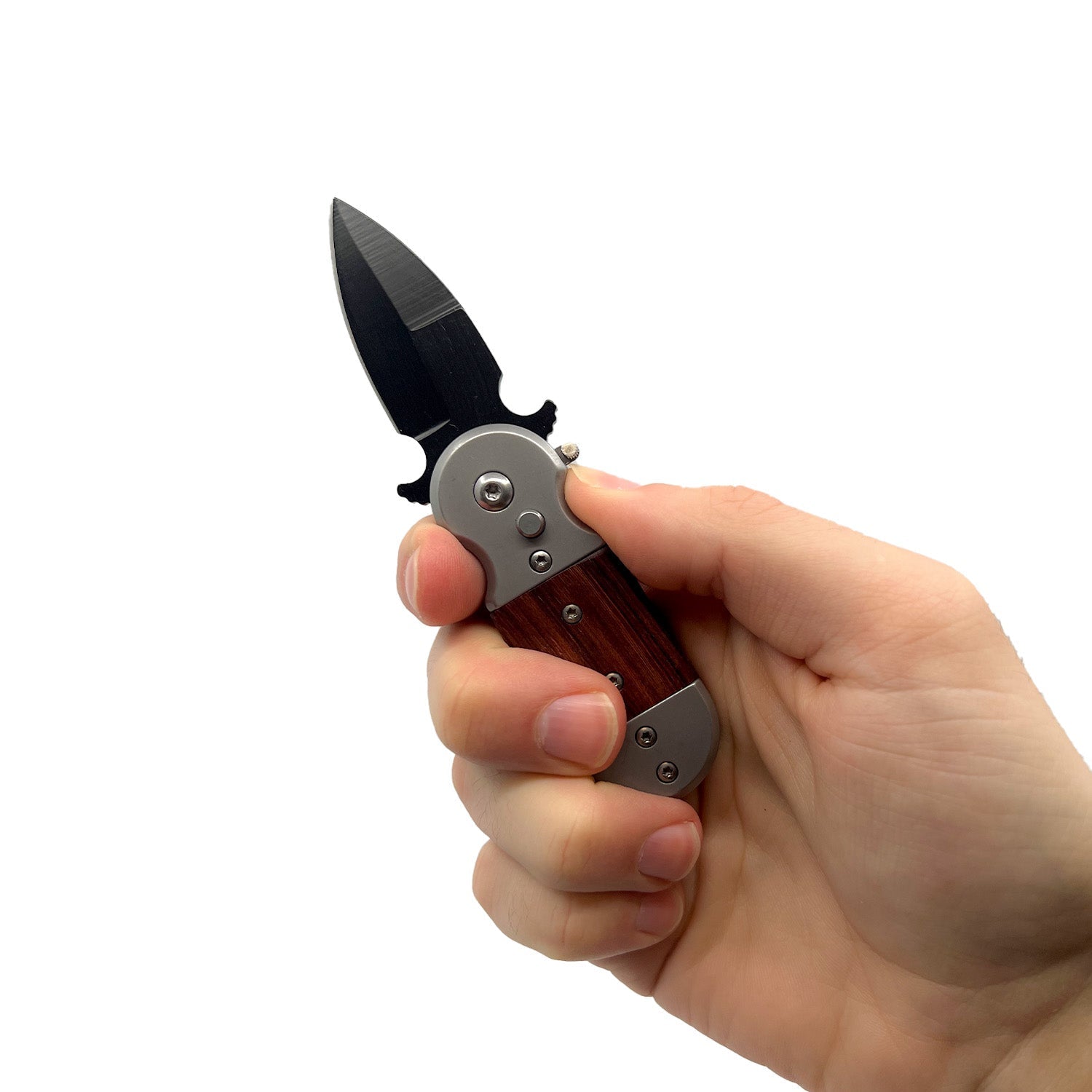 4.75” Automatic Knife With Safety Lock - Tophatter Daily Deals