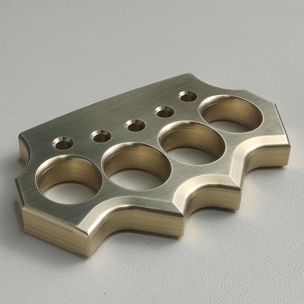 2023 New Brass Self Defense Knuckles Four Finger Model B Brass Knuckles - Tophatter Daily Deals