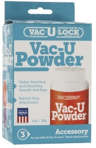 Vac-U-Lock Accessory Vac-U Powder White Talc 1oz Smooth Attachment and Detaching Aid > Sex Toys > Sex Machines > Connectors - Tophatter Daily Deals