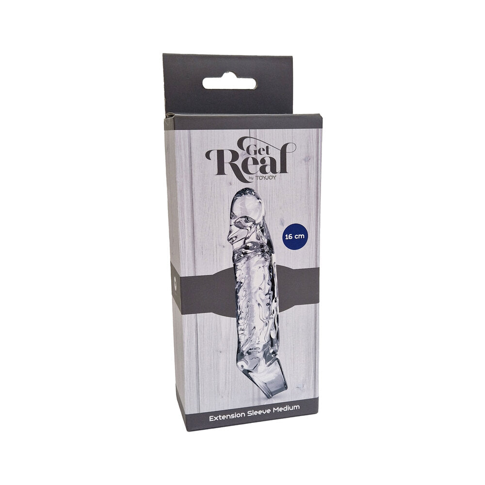 ToyJoy Get Real Extension Sleeve Medium – 6.25 Inch Soft Stretchy Sleeve > Sex Toys For Men > Penis Sleeves - Tophatter Daily Deals