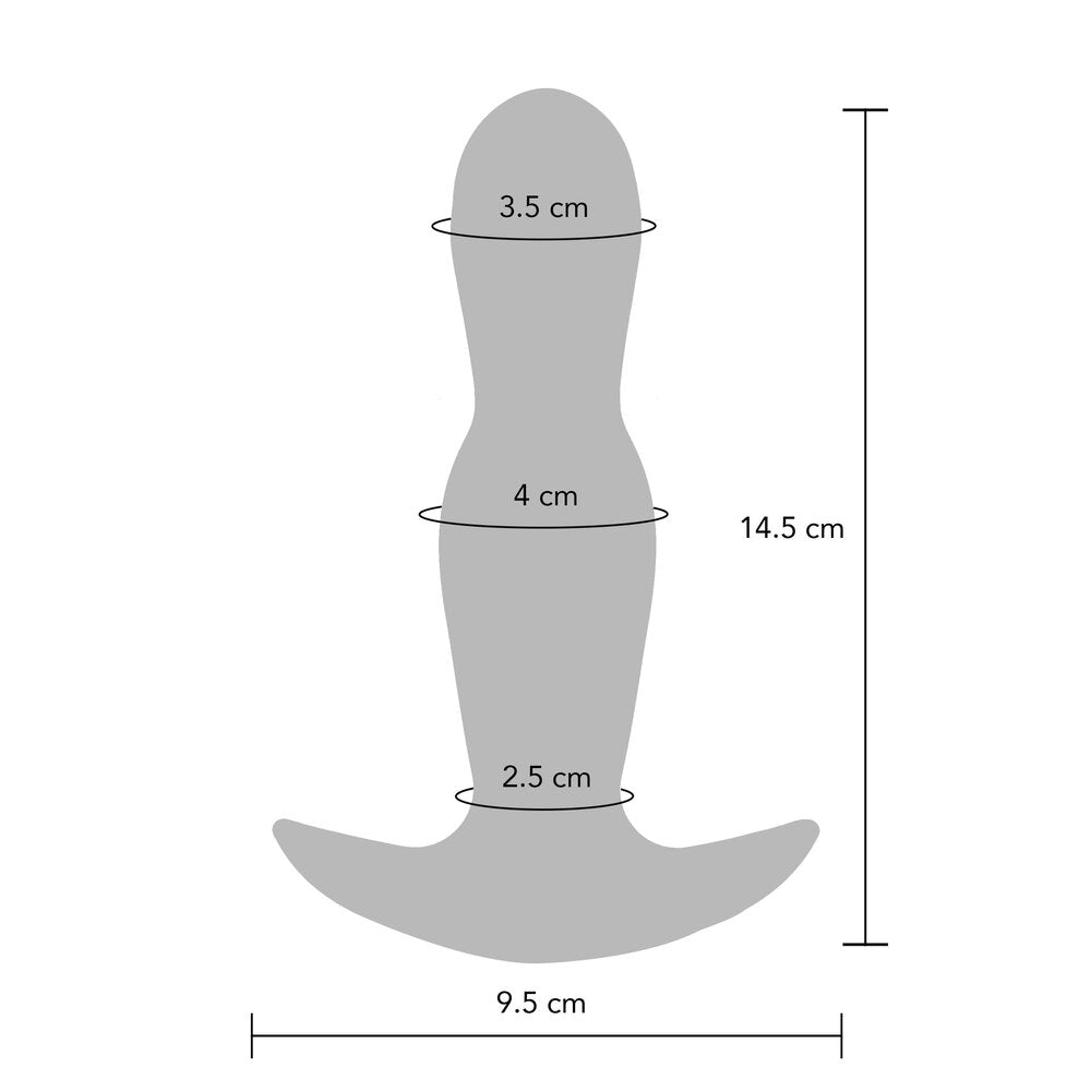 ToyJoy Stout Inflatable Vibrating Butt Plug With Remote > Anal Range > Vibrating Butt Plugs - Tophatter Daily Deals