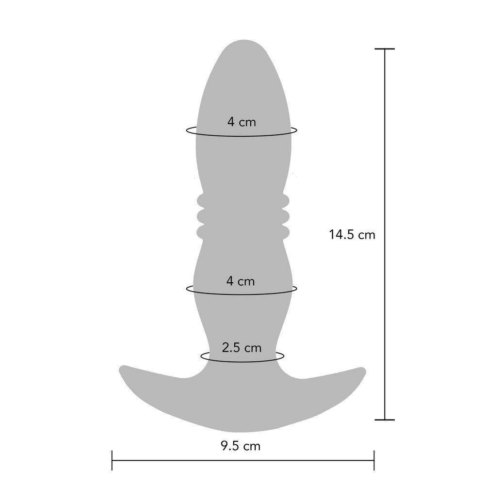 ToyJoy Tough Thrusting (Silicone) – Vibrating Silicone Butt Plug > Anal Range > Vibrating Butt Plugs - Tophatter Daily Deals