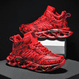 Basketball shoes men trend camouflage graffiti hand drawn 0 - Tophatter Daily Deals