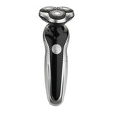 4D Washable Rechargeable Shaver Silver black 0 - Tophatter Daily Deals