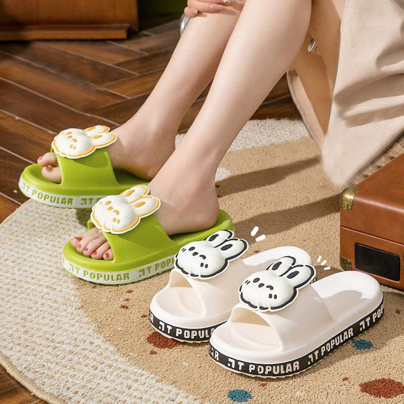 Hop into Comfort: Funky Bunny Kawaii Slippers for Cozy Feet! Slippers - Tophatter Daily Deals