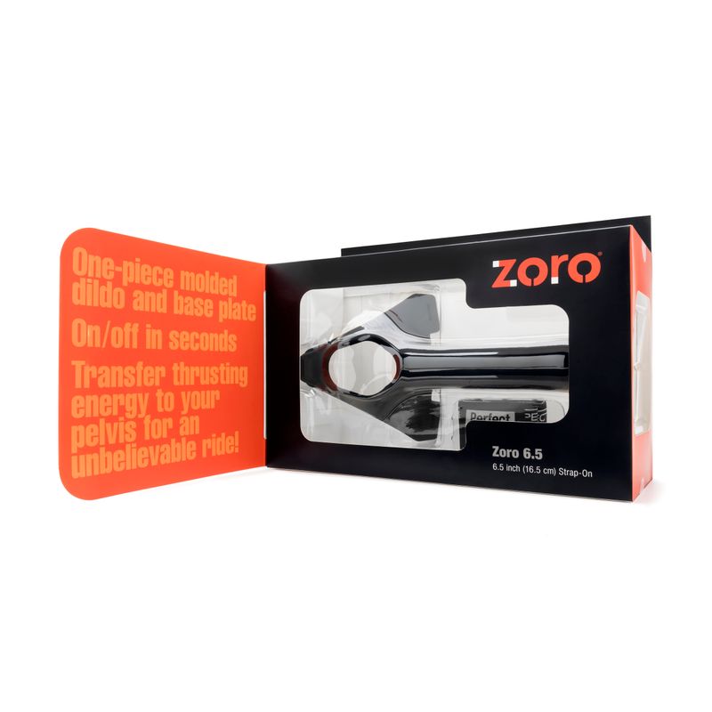 Zoro Strap-On 6.5 Inch – Soft Touch Silicone Strap-On > Dildos > Strap On Dildos - Tophatter Daily Deals