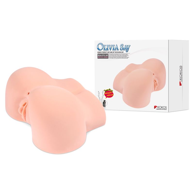 Real Hip Olivia Dual Channel Masturbator > Sex Toys For Men > Assbators - Tophatter Daily Deals