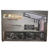 C1911A 6MM BB ALLOY MATERIAL AIRSOFT PISTOL - Tophatter's Army Deals AIRSOFT - Tophatter Daily Deals