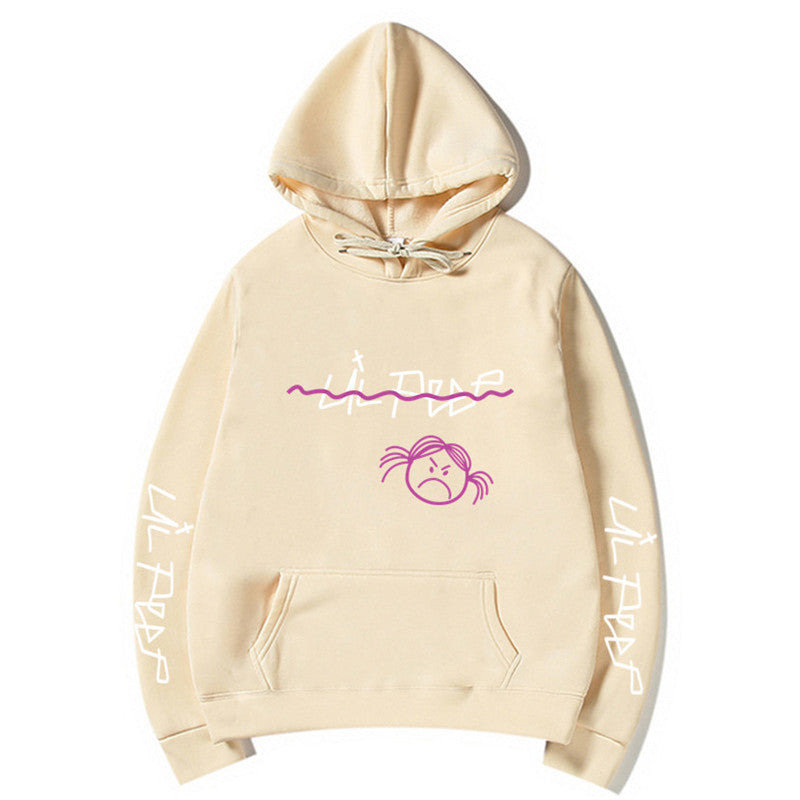 Warm Unisex Hoodie – Relaxed Pullover, Cotton Blend Winter Beige 3D Changing Face Moving Picture Frame - Tophatter Daily Deals