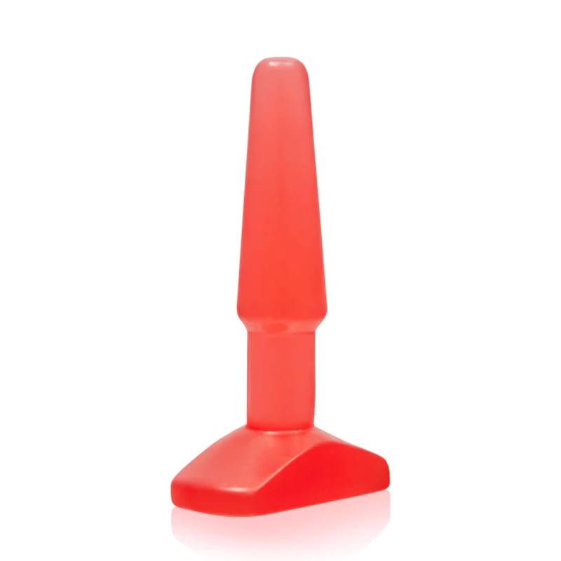 Butt Plug Small Red - Medical Grade 3 Inch > Anal Range > Butt Plugs - Tophatter Daily Deals