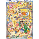 Rabbit Warren Advent Calendar Greetings Card | Christmas Advent Calendar - A5 Advent Calendar - Tophatter Daily Deals
