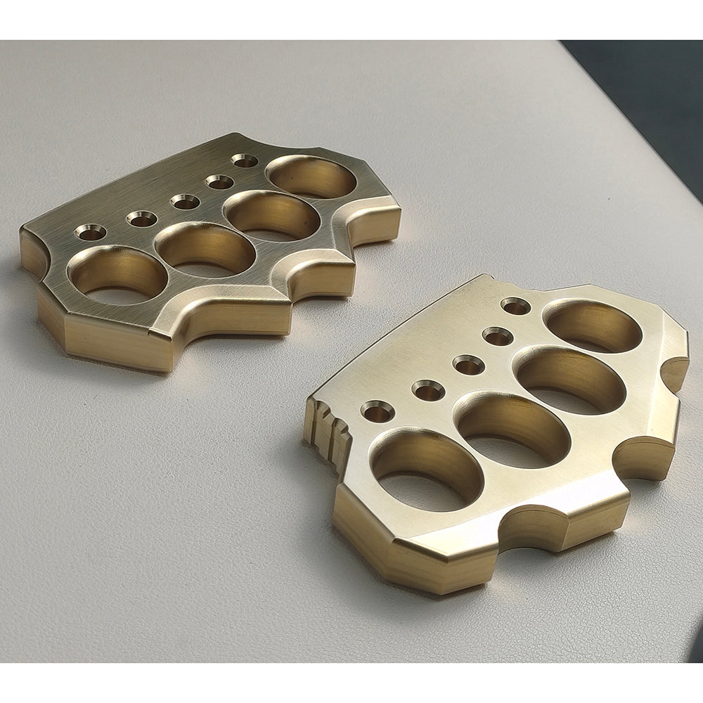 2023 New Brass Self Defense Knuckles Four Finger Brass Knuckles - Tophatter Daily Deals
