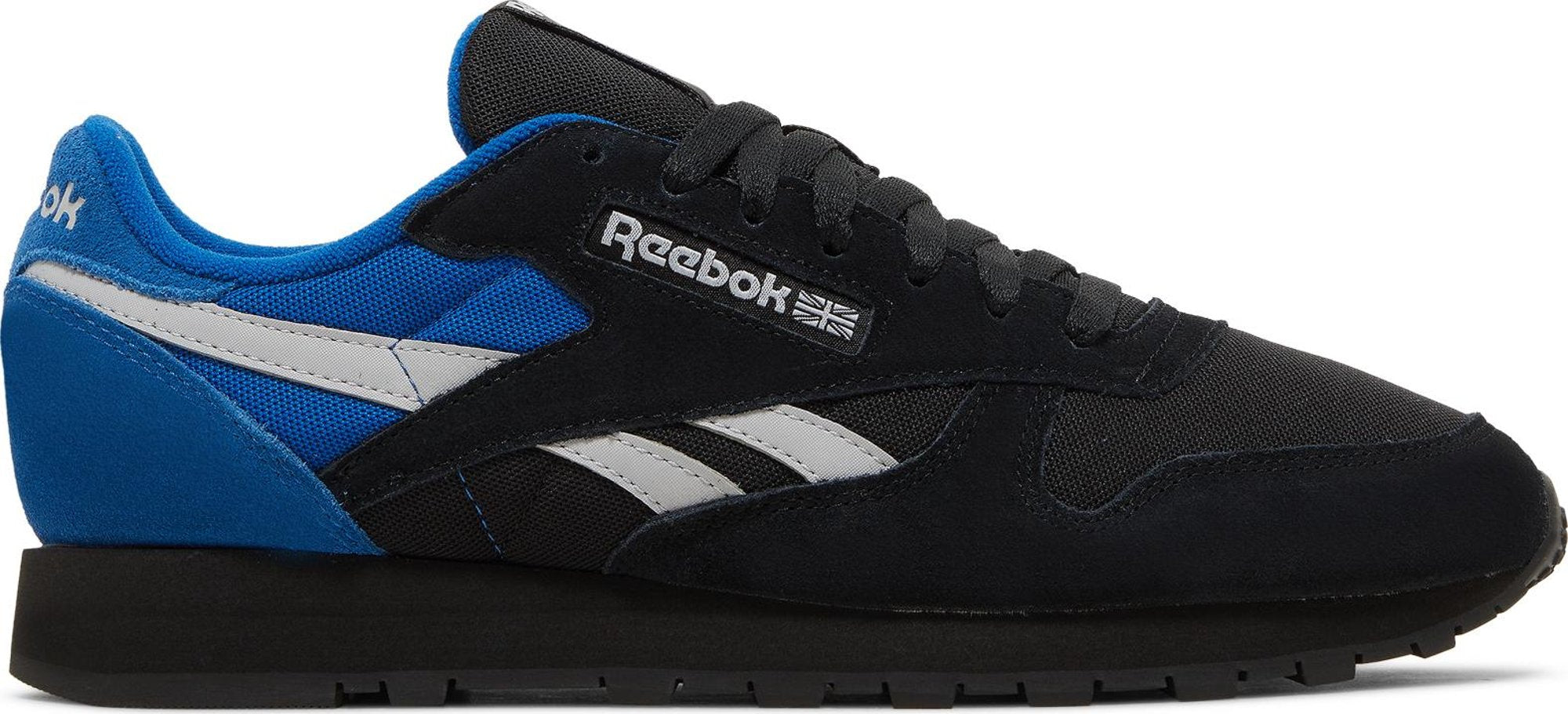 Reebok Men's Classic Leather Shoes - Cblack/Cdgry2/Vecblu Cblack Cdgry2 Vecblu 7.5 Footwear - Tophatter Daily Deals