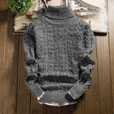 Autumn and winter turtleneck sweater Turtleneck grey 0 - Tophatter Daily Deals