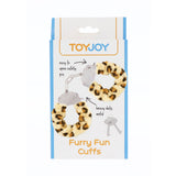 ToyJoy Furry Fun Leopard Print Wrist Cuffs – Furry Wrist Cuffs > Bondage Gear > Handcuffs - Tophatter Daily Deals