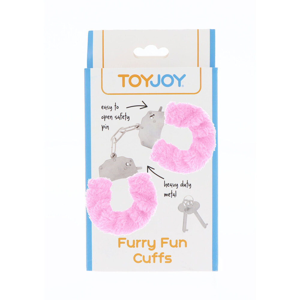 ToyJoy Furry Fun Wrist Cuffs – Plush Restraints with Two Keys > Bondage Gear > Handcuffs - Tophatter Daily Deals