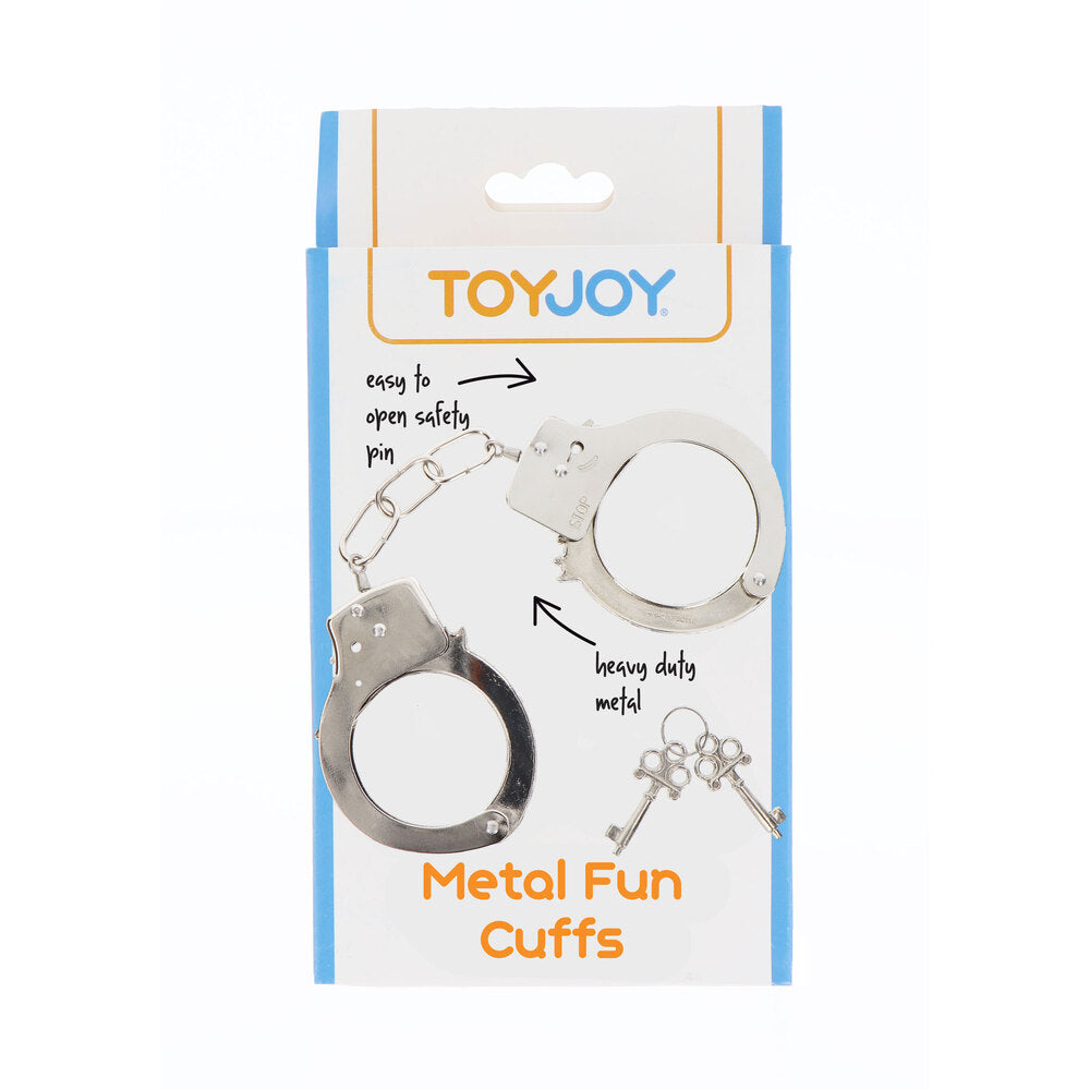 ToyJoy Metal Fun Cuffs – Adjustable Metal Bondage Handcuffs > Bondage Gear > Handcuffs - Tophatter Daily Deals