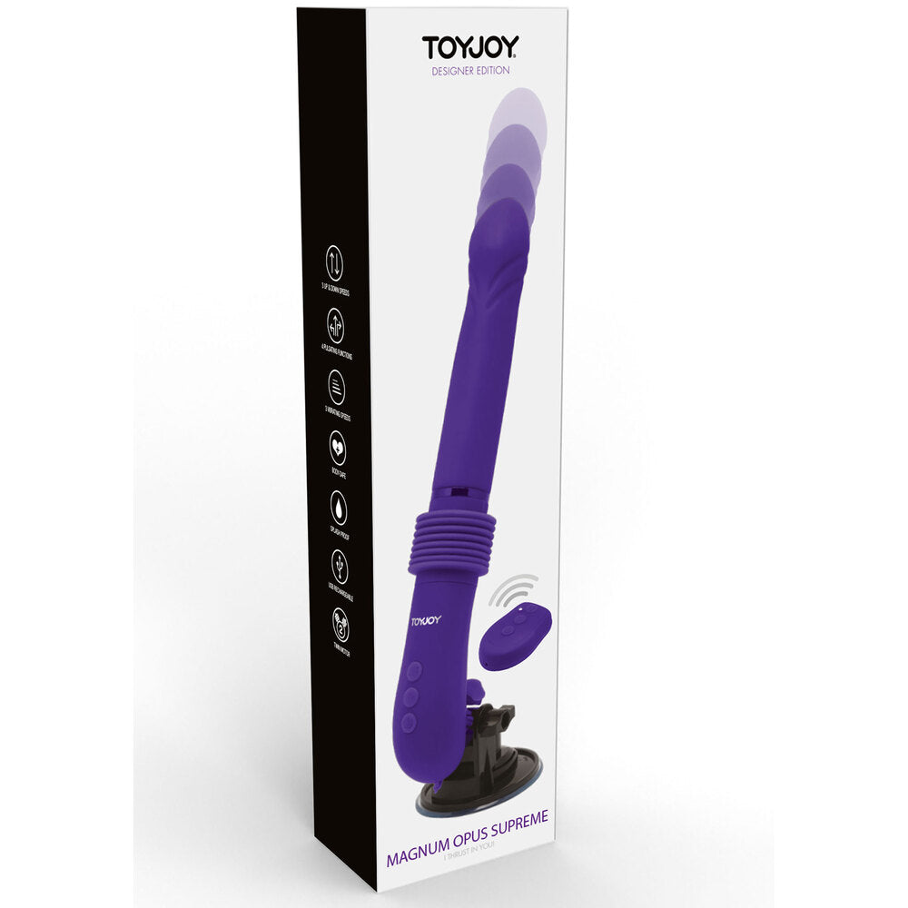 ToyJoy Magnum Opus Supreme Thruster 2 – 12 Inch Thrusting Vibrator > Dildos > Thrusting Dildos - Tophatter Daily Deals
