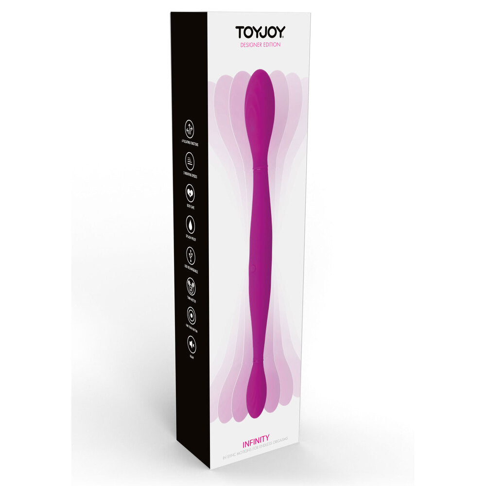 ToyJoy Infinity Double Dildo Designer Edition – Dual-Ended Vibrator > Dildos > Double Dildos - Tophatter Daily Deals