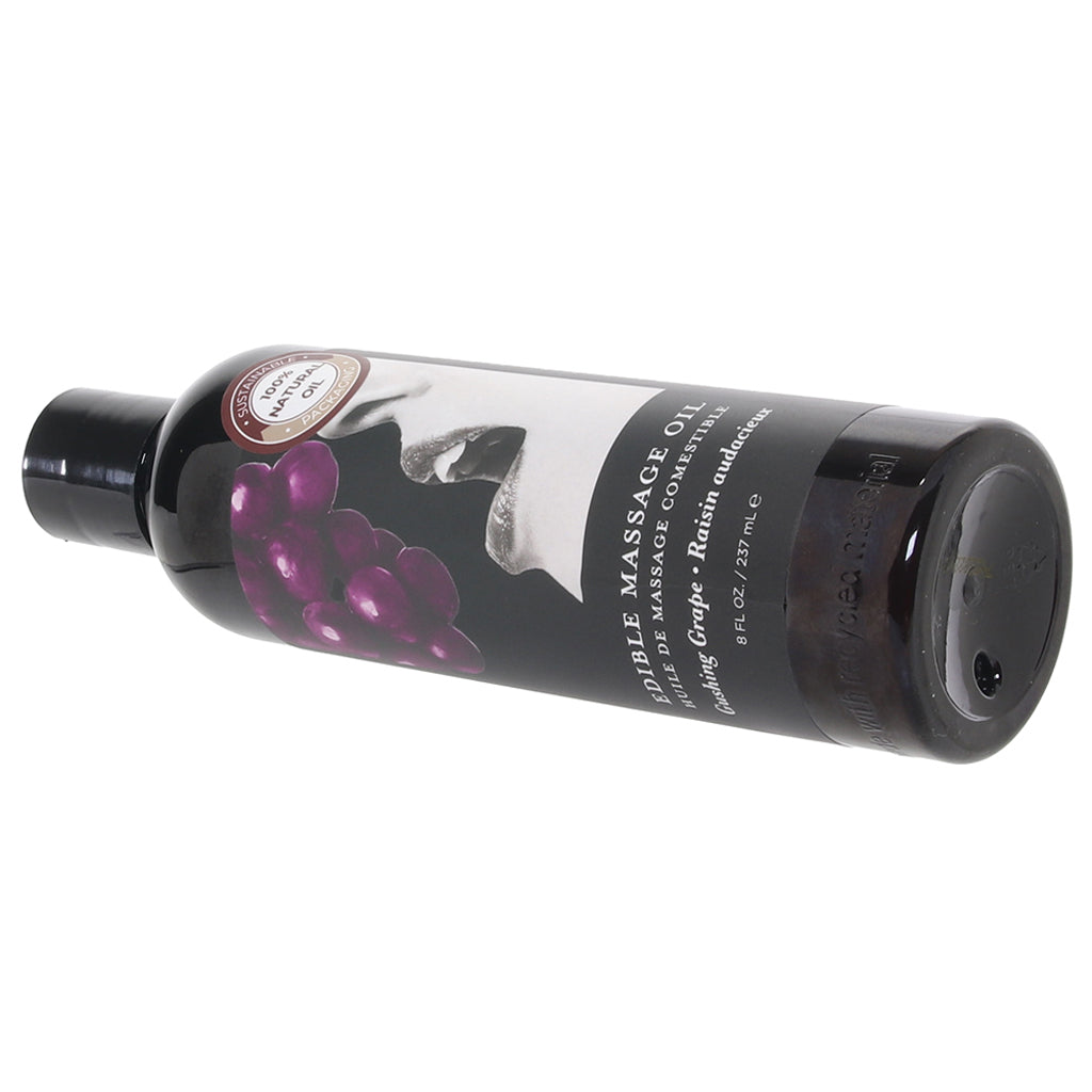 Edible Massage Oil 8oz/236ml in Gushing Grape Sensual Love > Massage - Tophatter Daily Deals