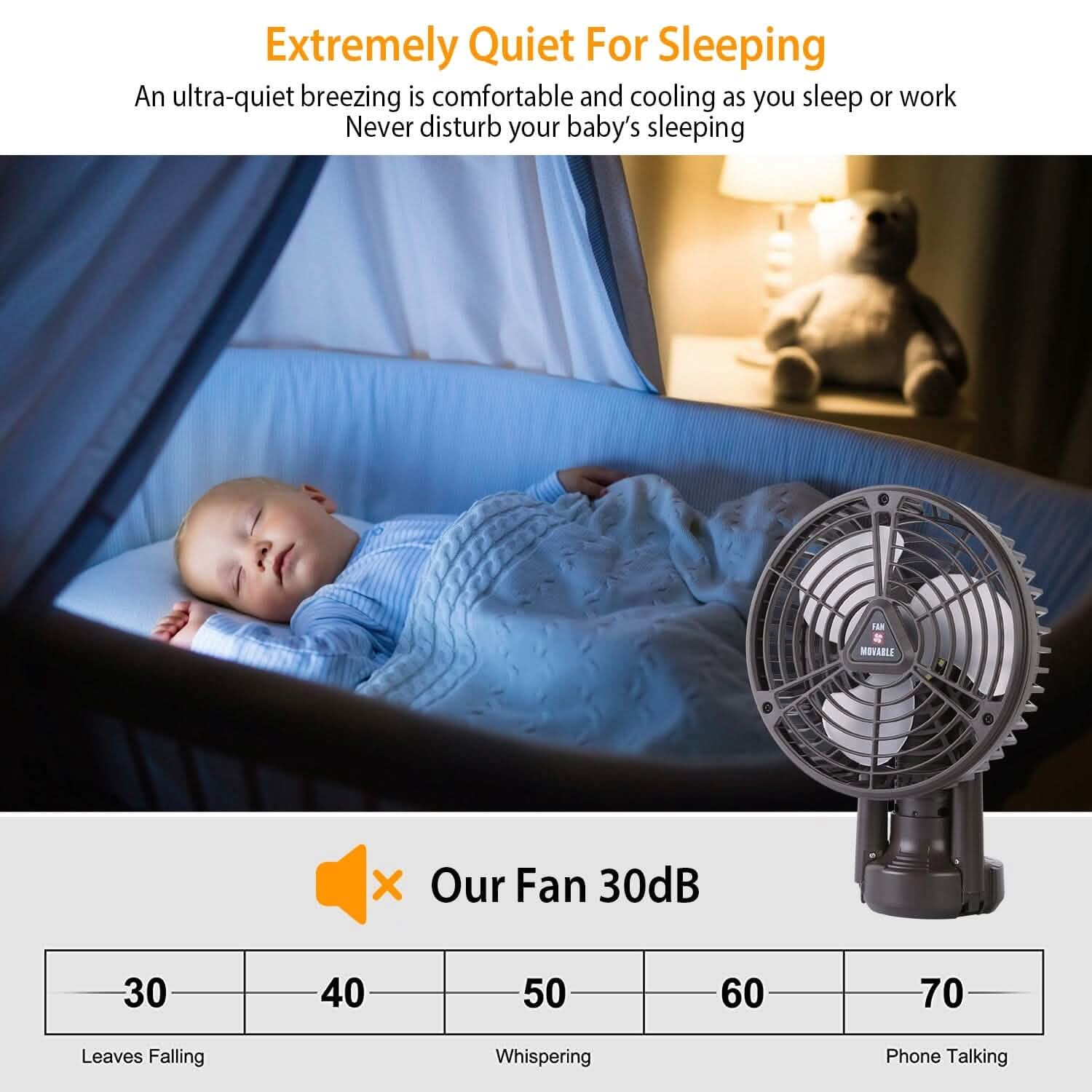 10400 mAh Portable Camping Fan Outdoor Recreation - Tophatter Daily Deals