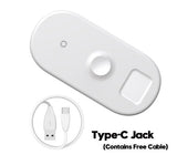 3-in-1 wireless charging white 0 - Tophatter Daily Deals