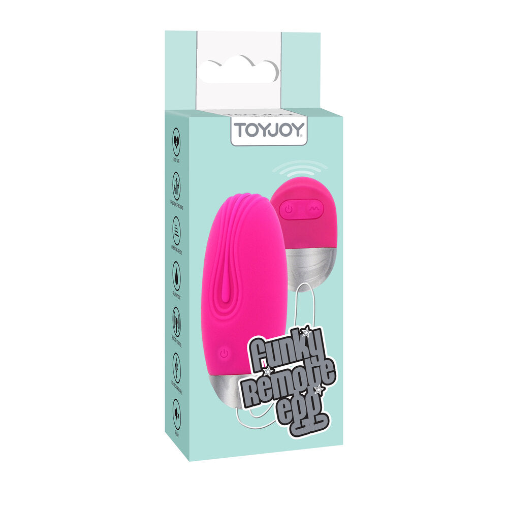 ToyJoy Funky Remote Egg – Remote-Controlled Love Egg > Sex Toys For Ladies > Vibrating Eggs - Tophatter Daily Deals
