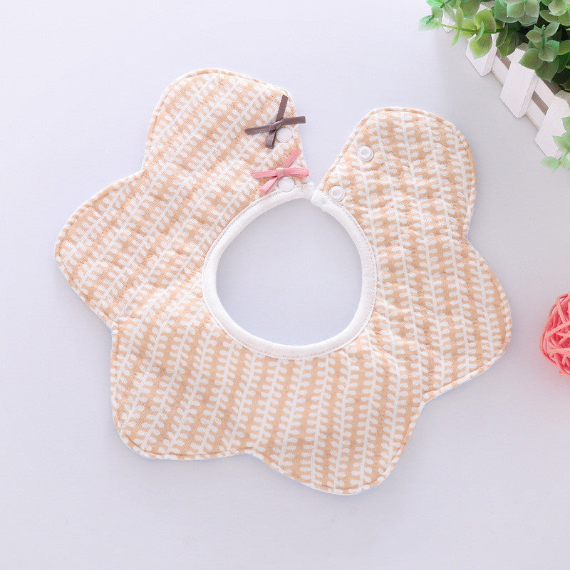 360° rotating flower waterproof saliva towel Retro 0 - Tophatter Daily Deals