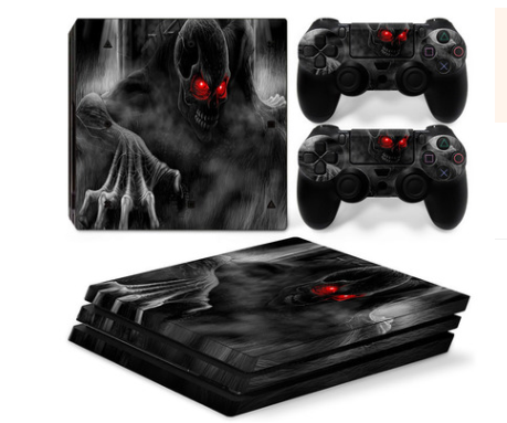 0131-0155 PS4 Pro game machine host Sticker Anti scraping geometric pattern sticker 5 3 12 0 - Tophatter Daily Deals
