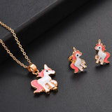 Alloy pony jewelry set Golden 0 - Tophatter Daily Deals