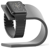 Aluminum alloy U-shaped smart watch charging stand Grey 0 - Tophatter Daily Deals