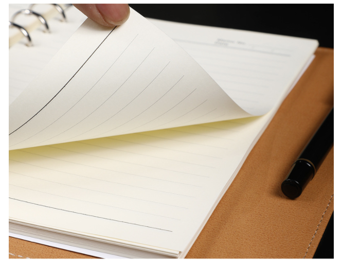 A5 leather buckle 6-hole clip notebook 0 - Tophatter Daily Deals
