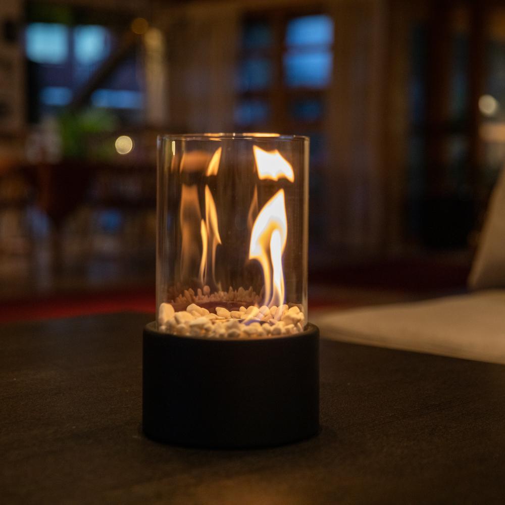 Alcohol Fireplace Small Portable Stove Desktop Cylindrical 0 - Tophatter Daily Deals