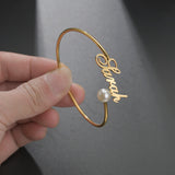 A letter live mouth bracelet ancient bracelet Gold 7 - Tophatter Daily Deals