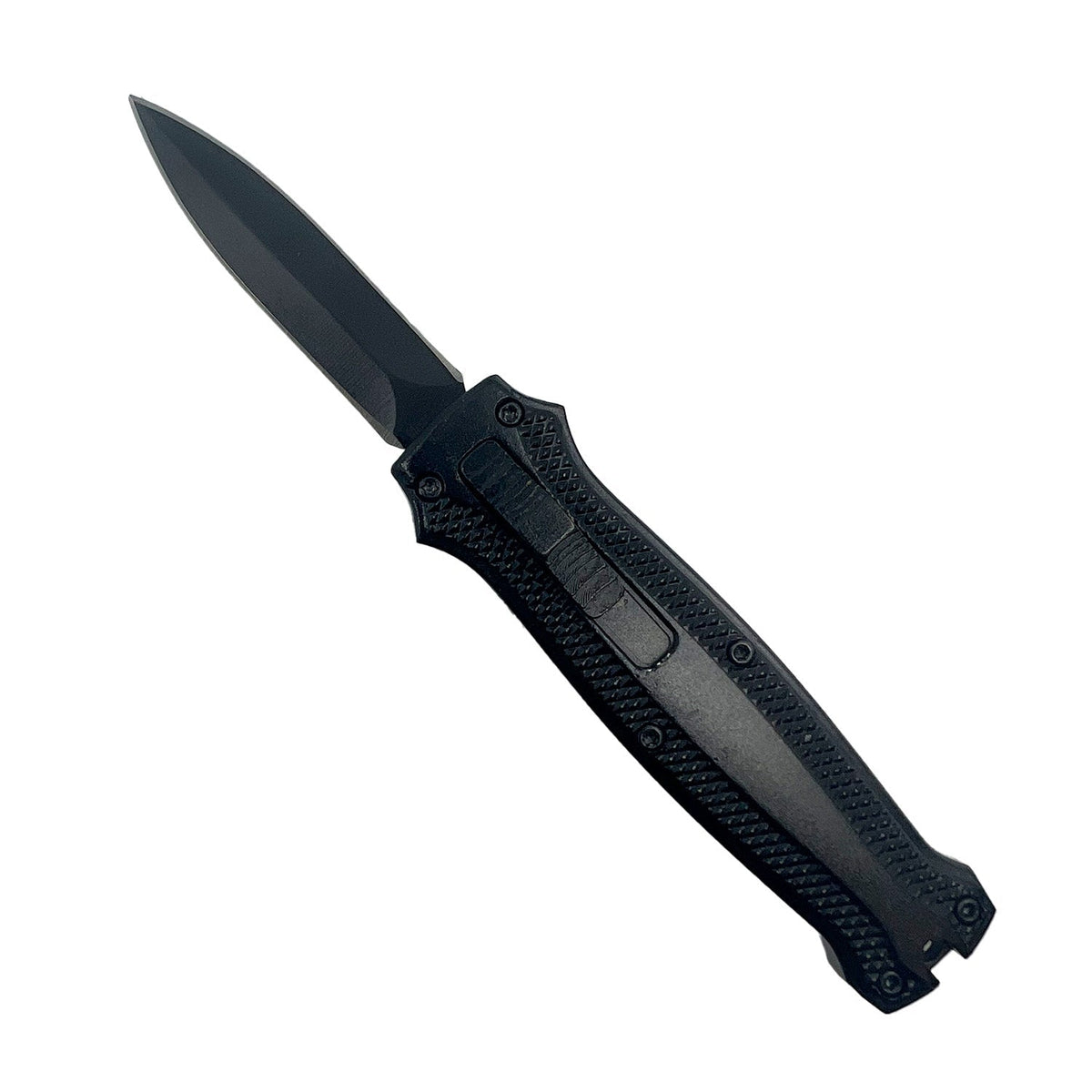 Mini Automatic OTF Keyring Knife Black Knife - Tophatter Daily Deals