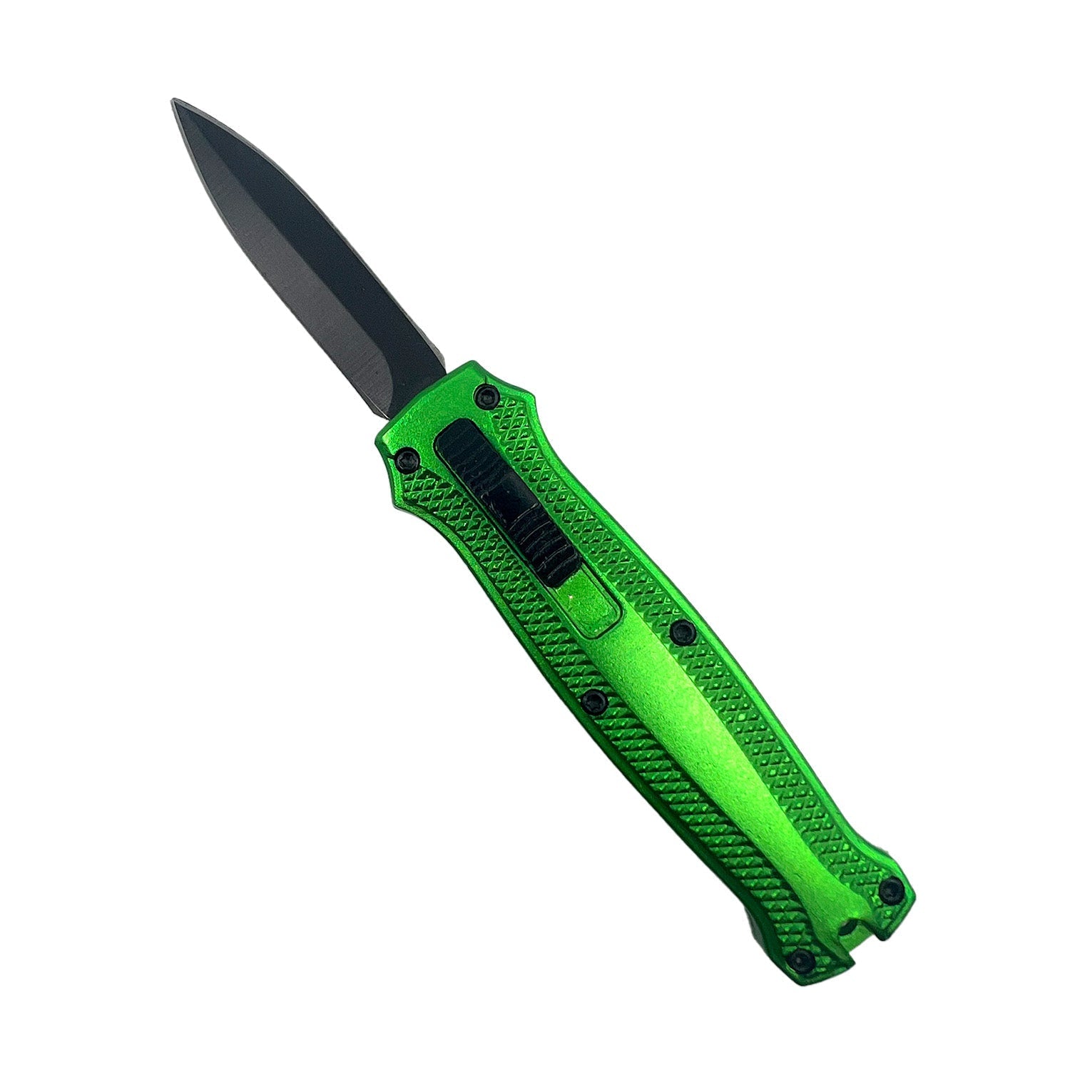 Mini Automatic OTF Keyring Knife Green Knife - Tophatter Daily Deals
