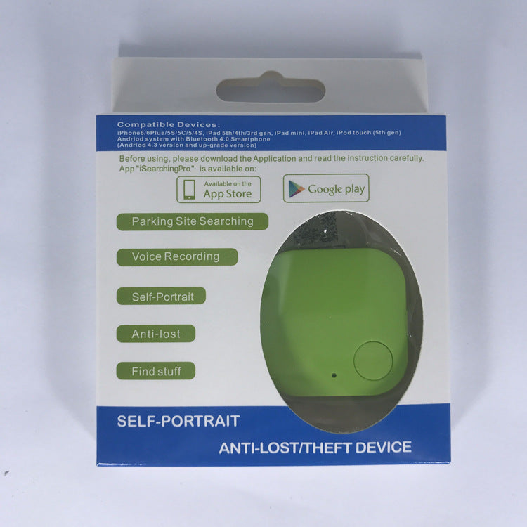 Bluetooth Anti-lost Device Square Bluetooth Detector Green 0 - Tophatter Daily Deals