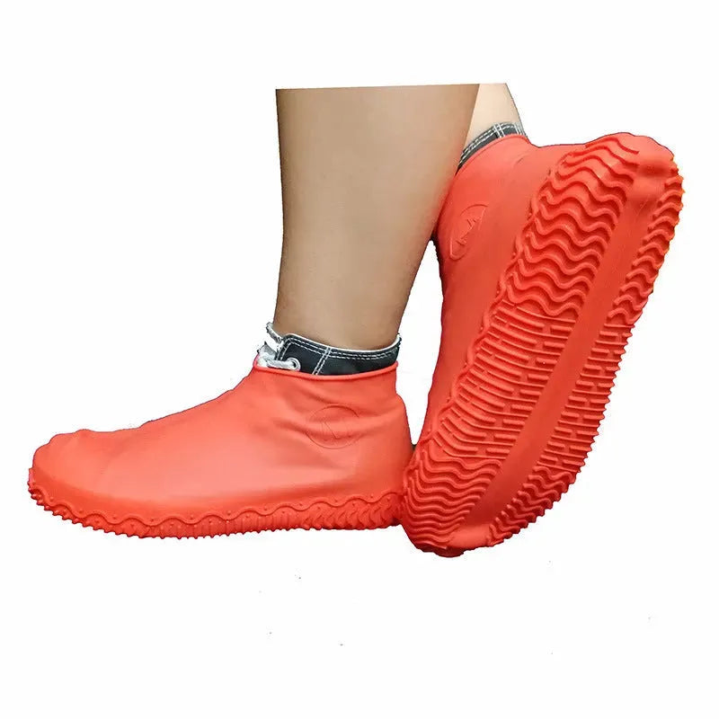 Ultra-Durable Silicovers Non-Slip Shoe Covers: Keep Your Shoes Clean & Dry Red Shoe Covers - Tophatter Daily Deals