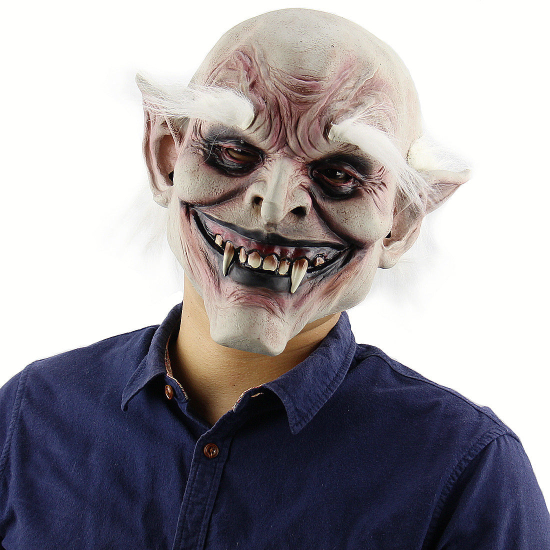 Halloween Zombie Mask Realistic Latex Cosplay Haunted 3D Changing Face Moving Picture Frame - Tophatter Daily Deals