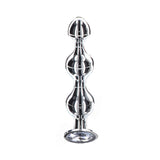 Diamond Star Beads Small – Smooth Aluminium Butt Plug with Jewel Base > Anal Range > Anal Beads - Tophatter Daily Deals