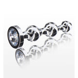 Diamond Star Beads Medium – Aluminium Butt Plug with Jewel Base > Anal Range > Anal Beads - Tophatter Daily Deals