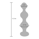Diamond Star Beads Medium – Aluminium Butt Plug with Jewel Base > Anal Range > Anal Beads - Tophatter Daily Deals