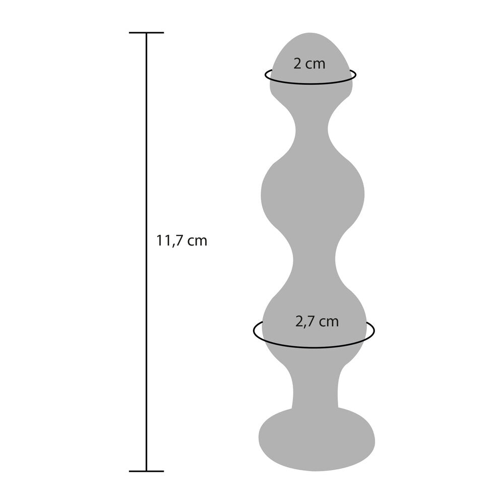 Diamond Star Beads Medium – Aluminium Butt Plug with Jewel Base > Anal Range > Anal Beads - Tophatter Daily Deals