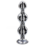 Diamond Star Beads Large – Aluminium Butt Plug With Jewel Base > Anal Range > Anal Beads - Tophatter Daily Deals