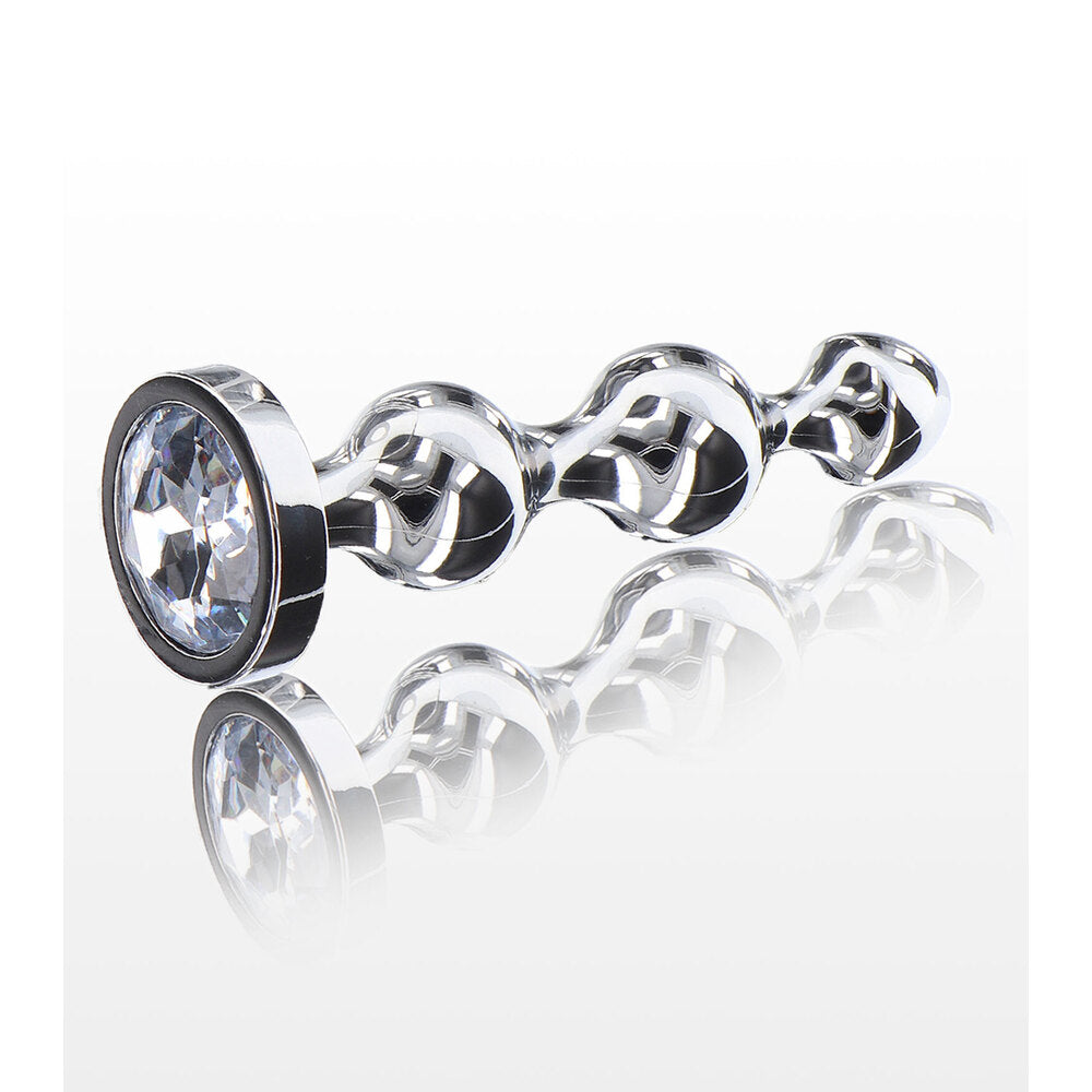 Diamond Star Beads Large – Aluminium Butt Plug With Jewel Base > Anal Range > Anal Beads - Tophatter Daily Deals